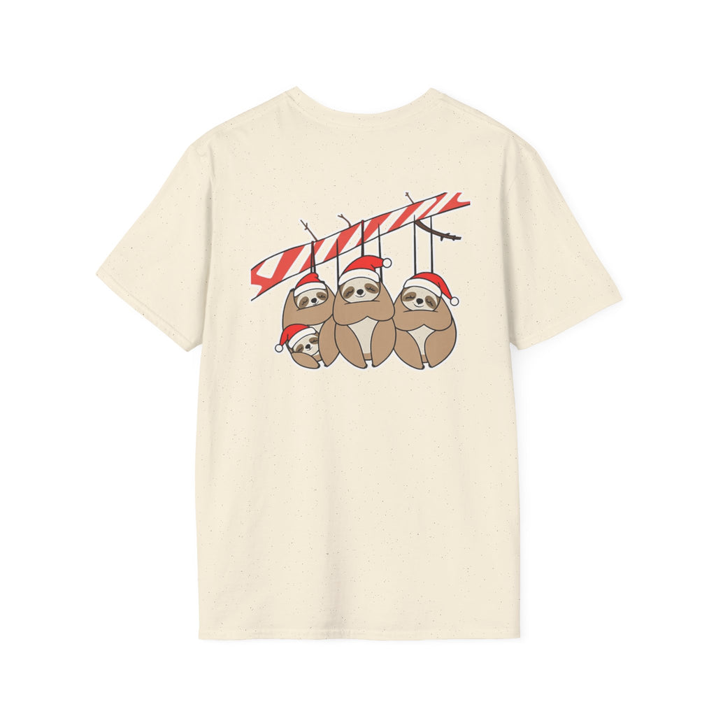 Christmas Sloths Family T-Shirt | Cute Cartoon Holiday Design Unique Holiday Gift Shirt