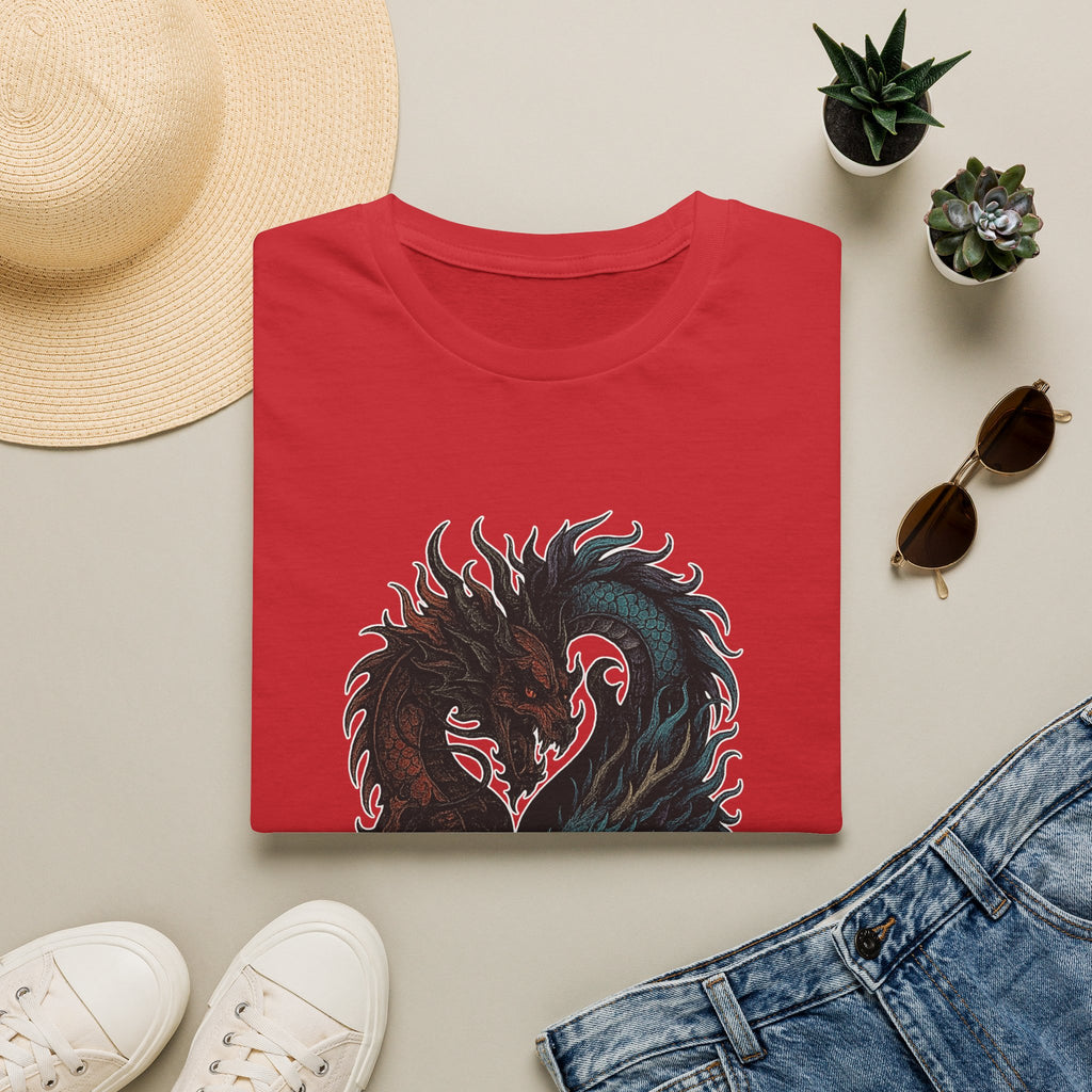 Dragon T-shirt Men Women Graphic Tee Clothing Apparel Chinese Dagon Symbol Gift