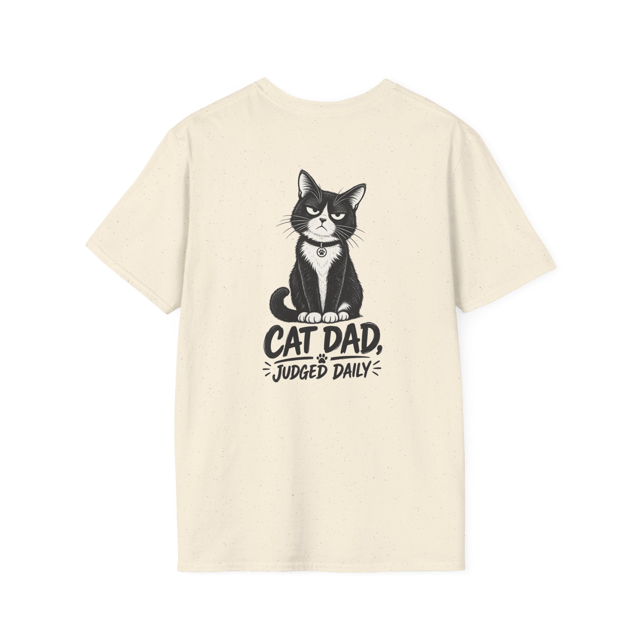 Cat Dad Shirt Judged Daily Funny Cat Lover Graphic Tee Dark Humor Tee Unique Gift Funny Tshirt