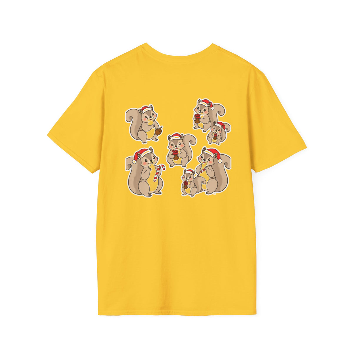 Christmas Squirrels Family T-Shirt | Cute Cartoon Design Unique Holiday Gift Shirt