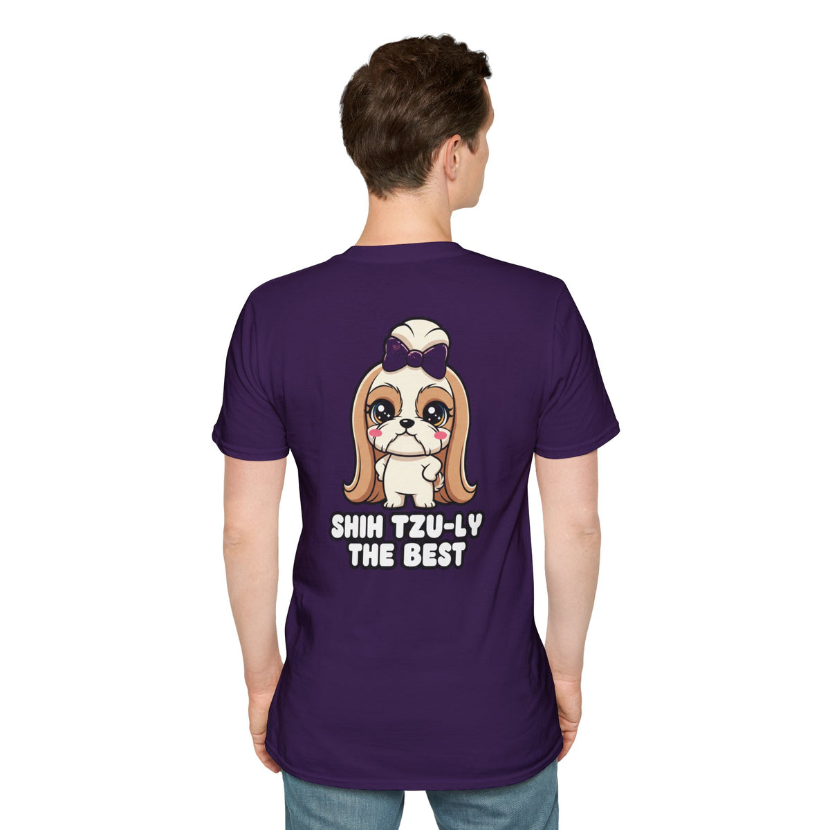 Cute Shih Tzu Shirt Shih Tzu-ly The Best Funny Dog Lover Unisex Softstyle Tee Gift