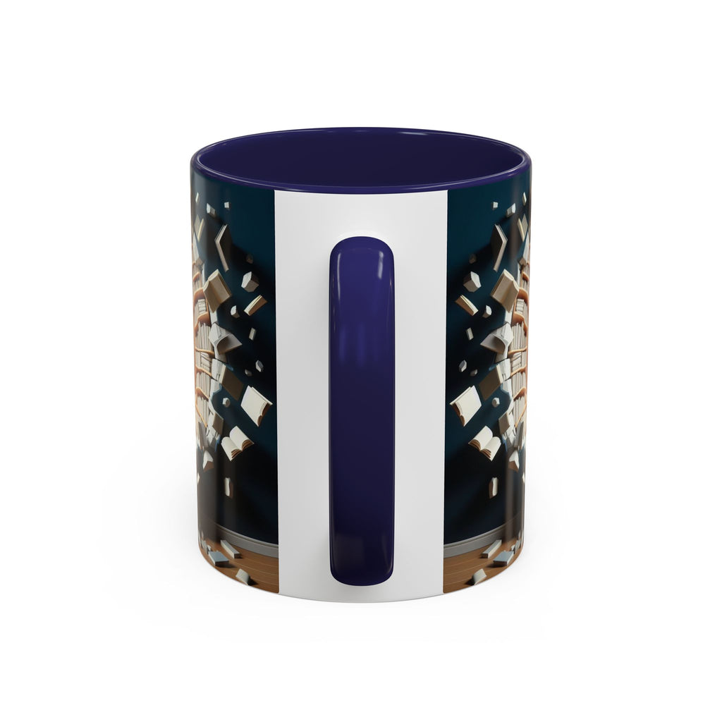 3D Bookshelf Mug-Library Book Mugs Office Ceramic Tea Cup Gift Accent Coffee Mug 2026