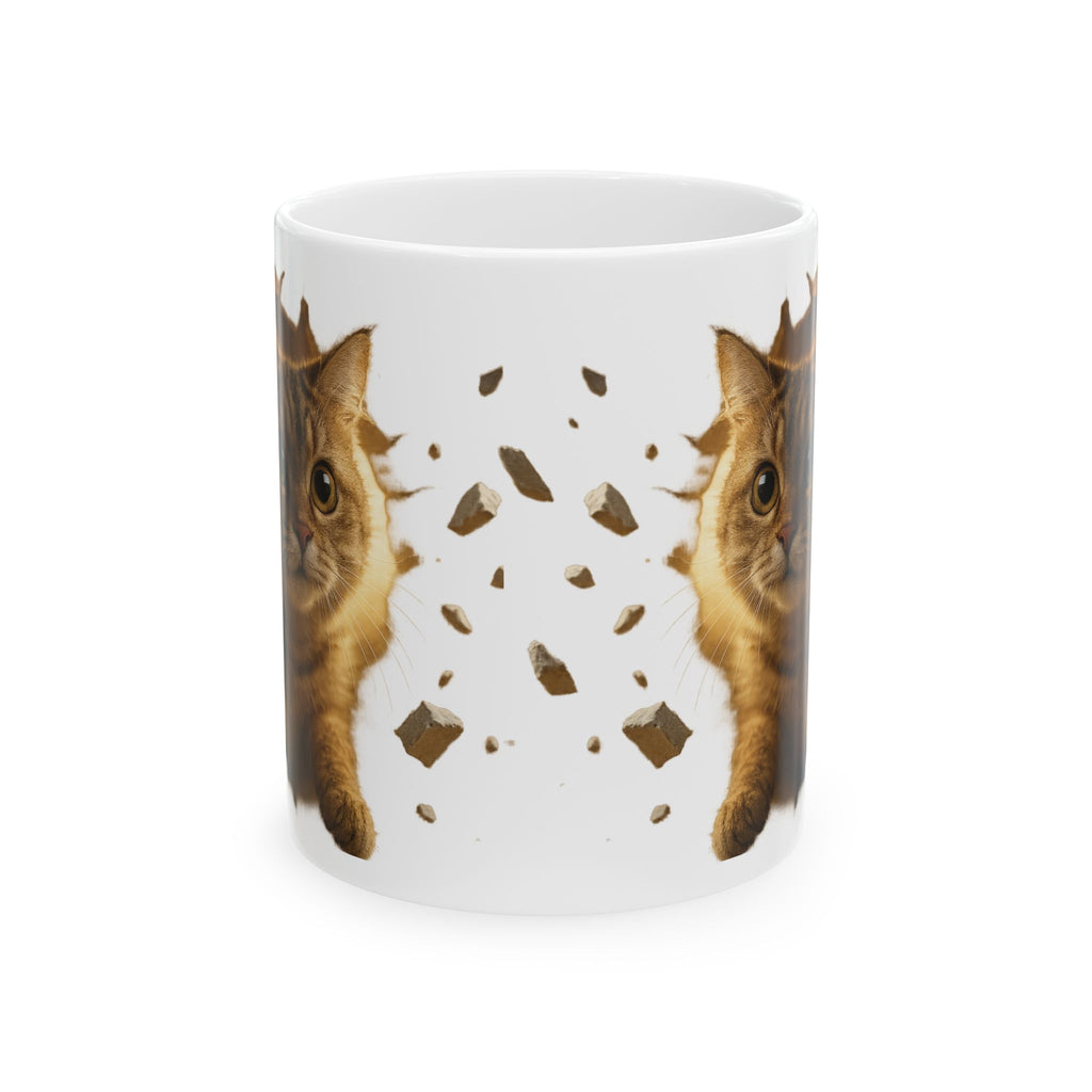 3D Cute Cat Mug Coffee Cup Ceramic Mug Tea 11oz Unique Gift Kids Cat Lovers Cats