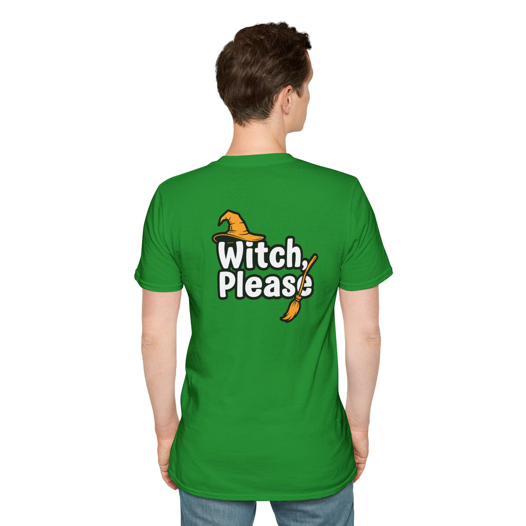Dark Humor Halloween Shirt Witch Please Funny Sarcastic Witchy Unisex Softstyle Tee Adult Halloween Gift