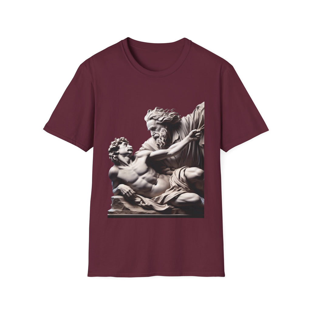 Funny Albert Einstein Unisex Softstyle T-Shirt Unique Gift Cotton T-shirt Art