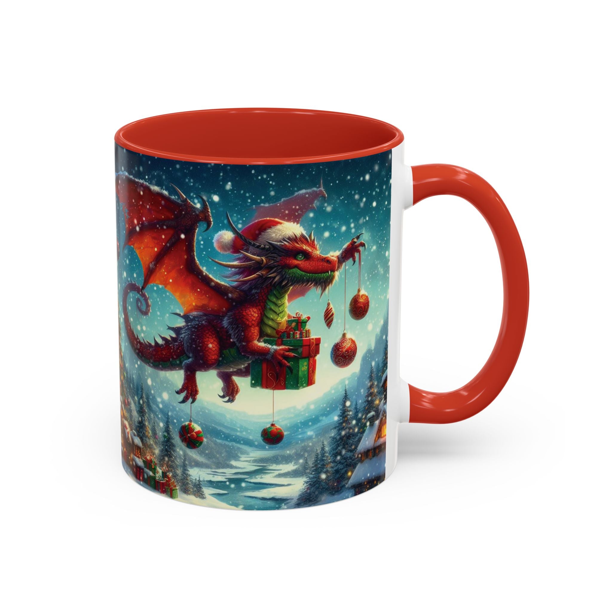 Christmas Mug Dragon Mug Santa Funny Coffee Tea Ceramic Cup New Year 2027 Gift