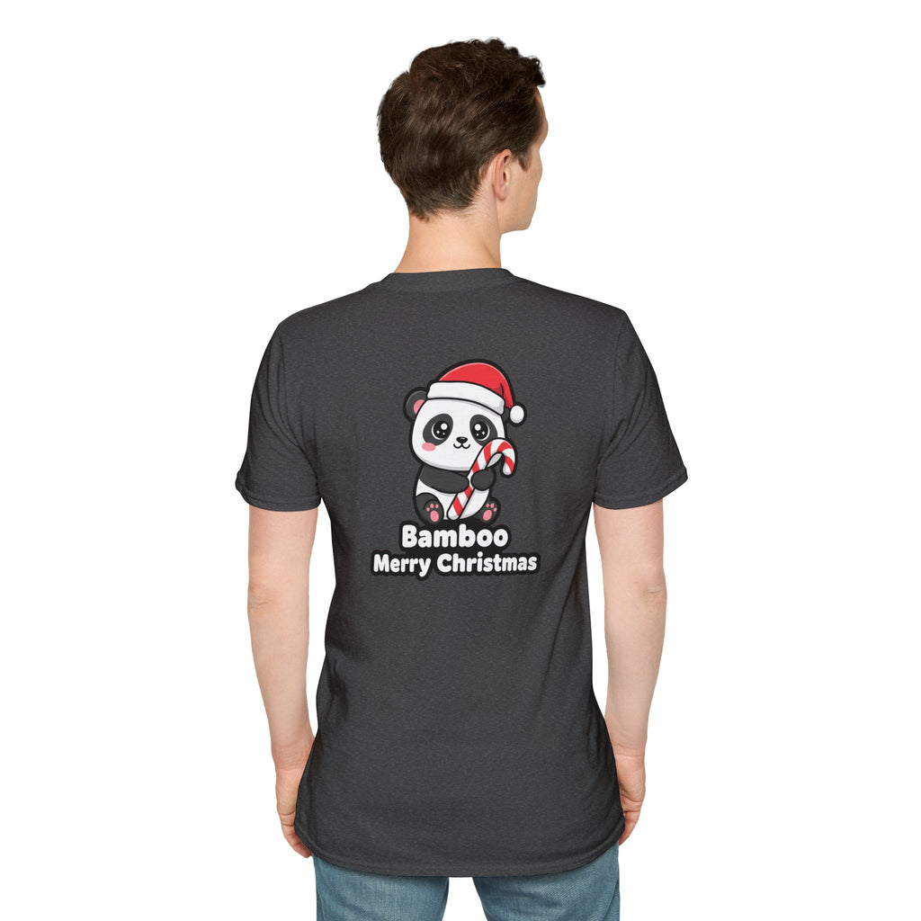 Cute Christmas Shirt Bamboo Merry Christmas Funny Animal Unisex Softstyle Tee Christmas Gift