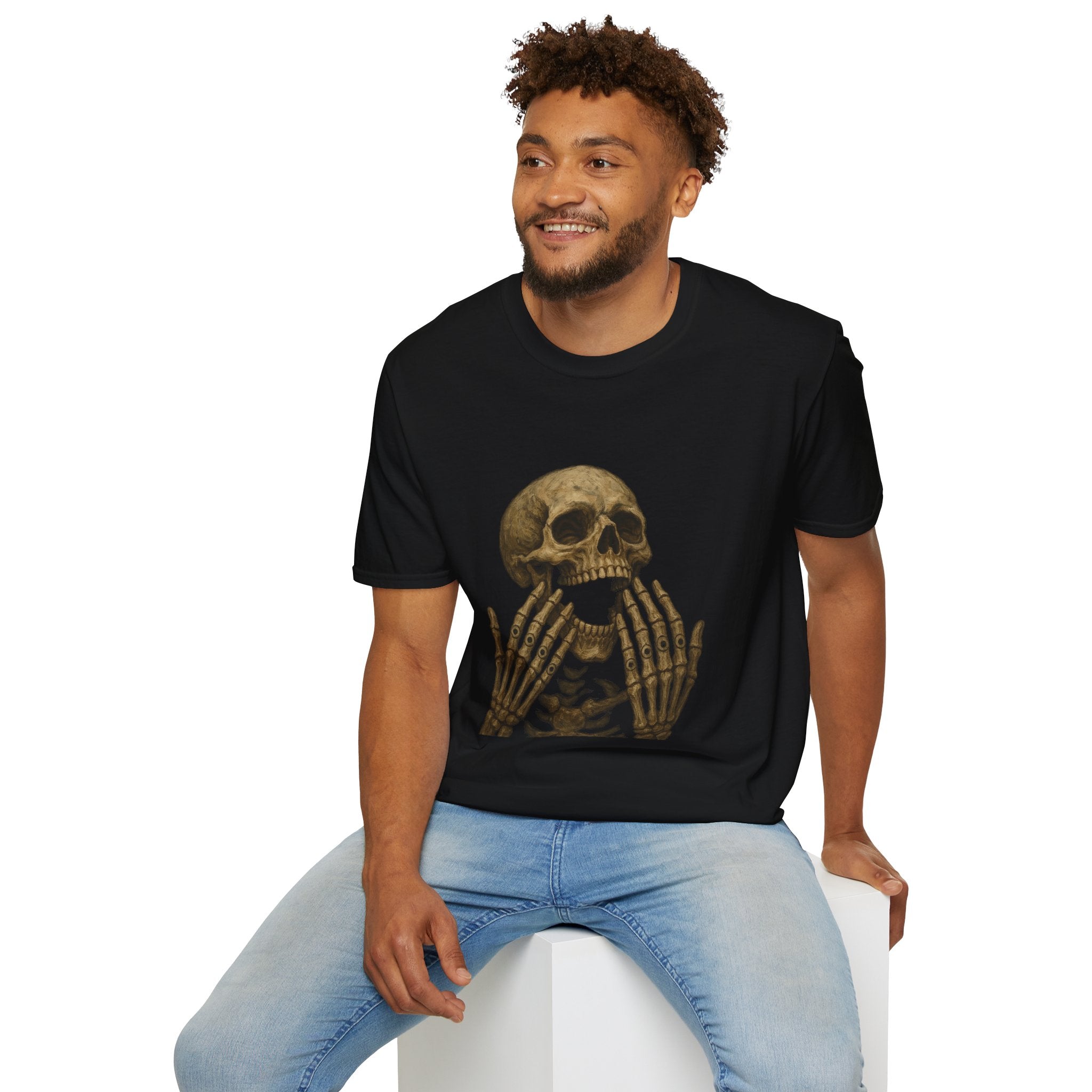 Mens Skull T-shirt Graphic Tees Skeleton Apparel Clothing Skulls Accessories