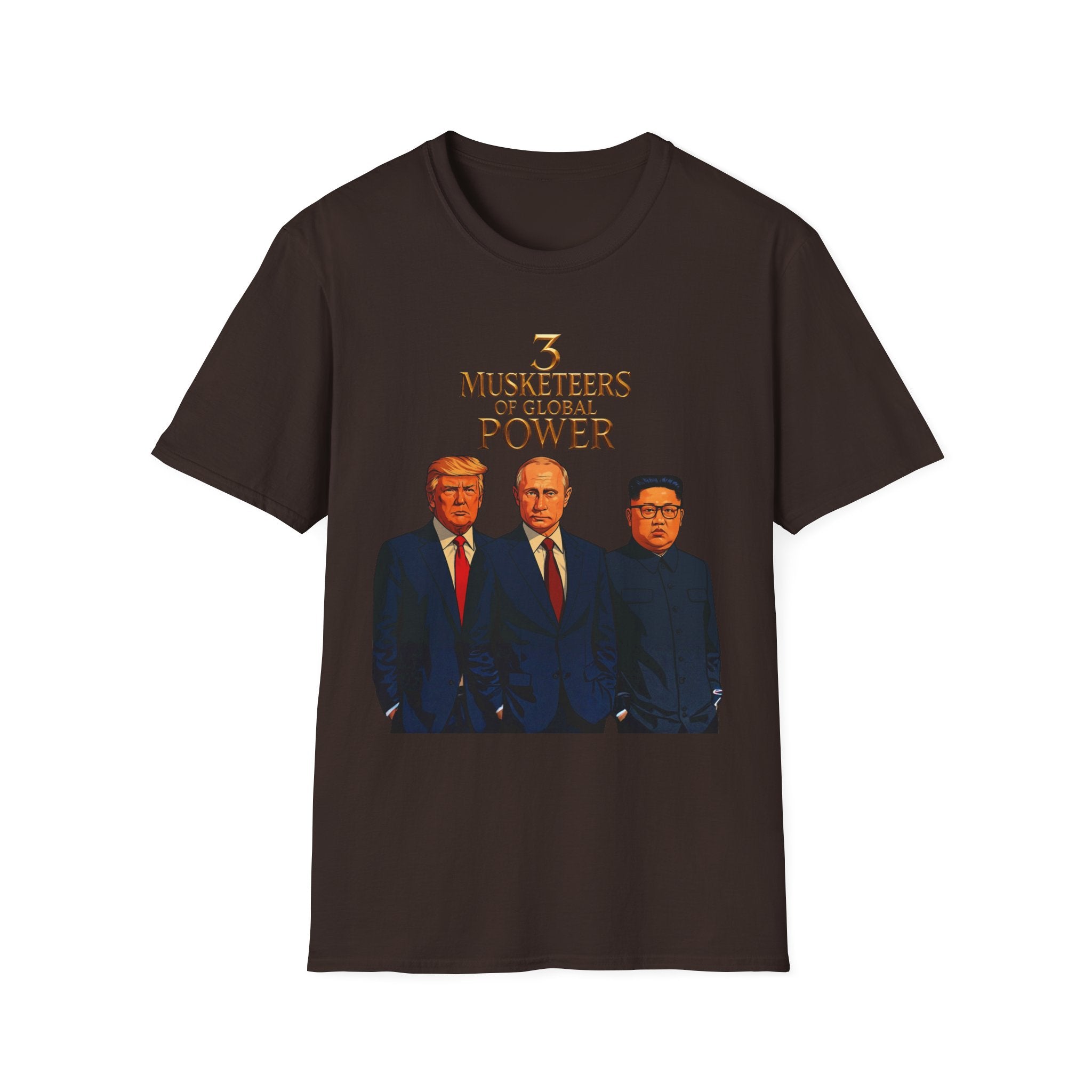 Funny Donald Trump Kim Putin T-Shirt Unique Unisex Softstyle Gift Men Woman Tee