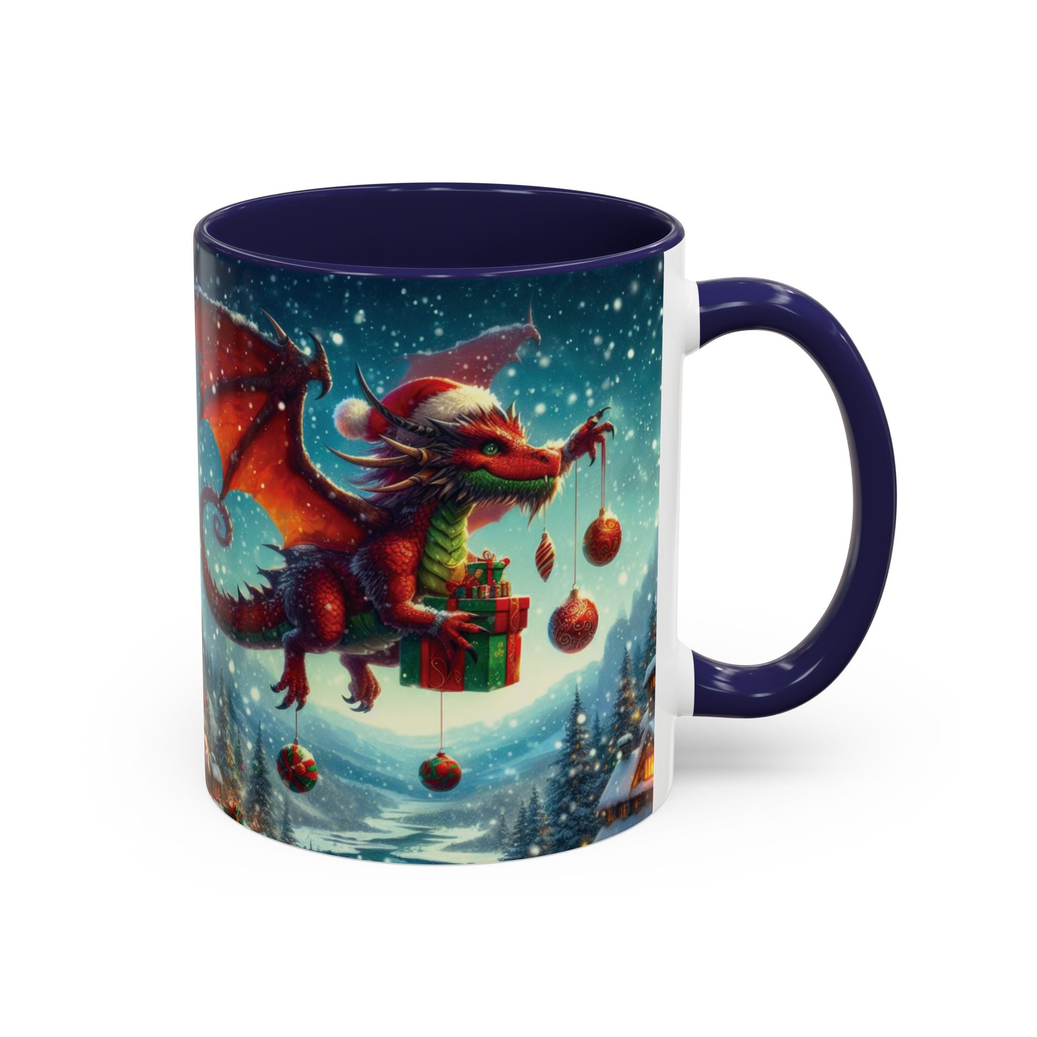 Christmas Mug Dragon Mug Santa Funny Coffee Tea Ceramic Cup New Year 2027 Gift