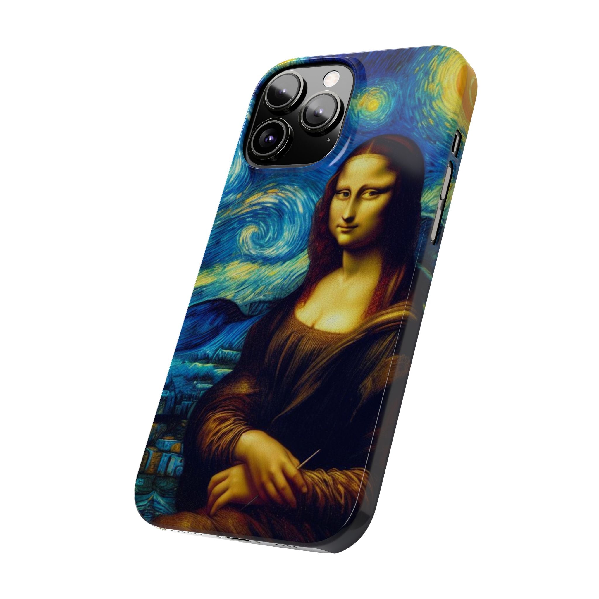 Funny Mona Lisa Phone Cases Van Gogh Starry Night Case Unique Gift iPhone 17 New