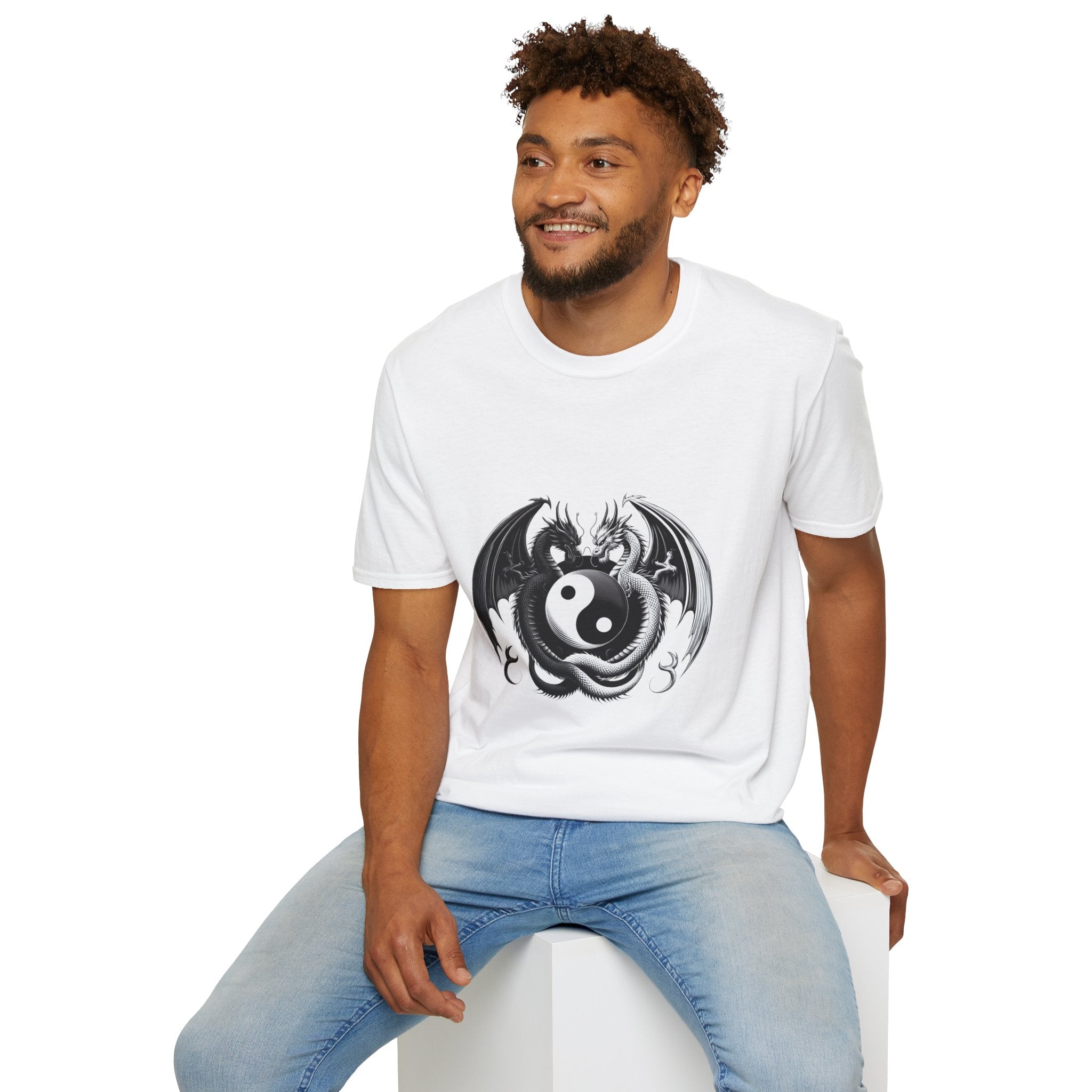 Dragon T-shirt Men Women Graphic Tee Clothing Apparel Chinese Dagon Symbol Gift