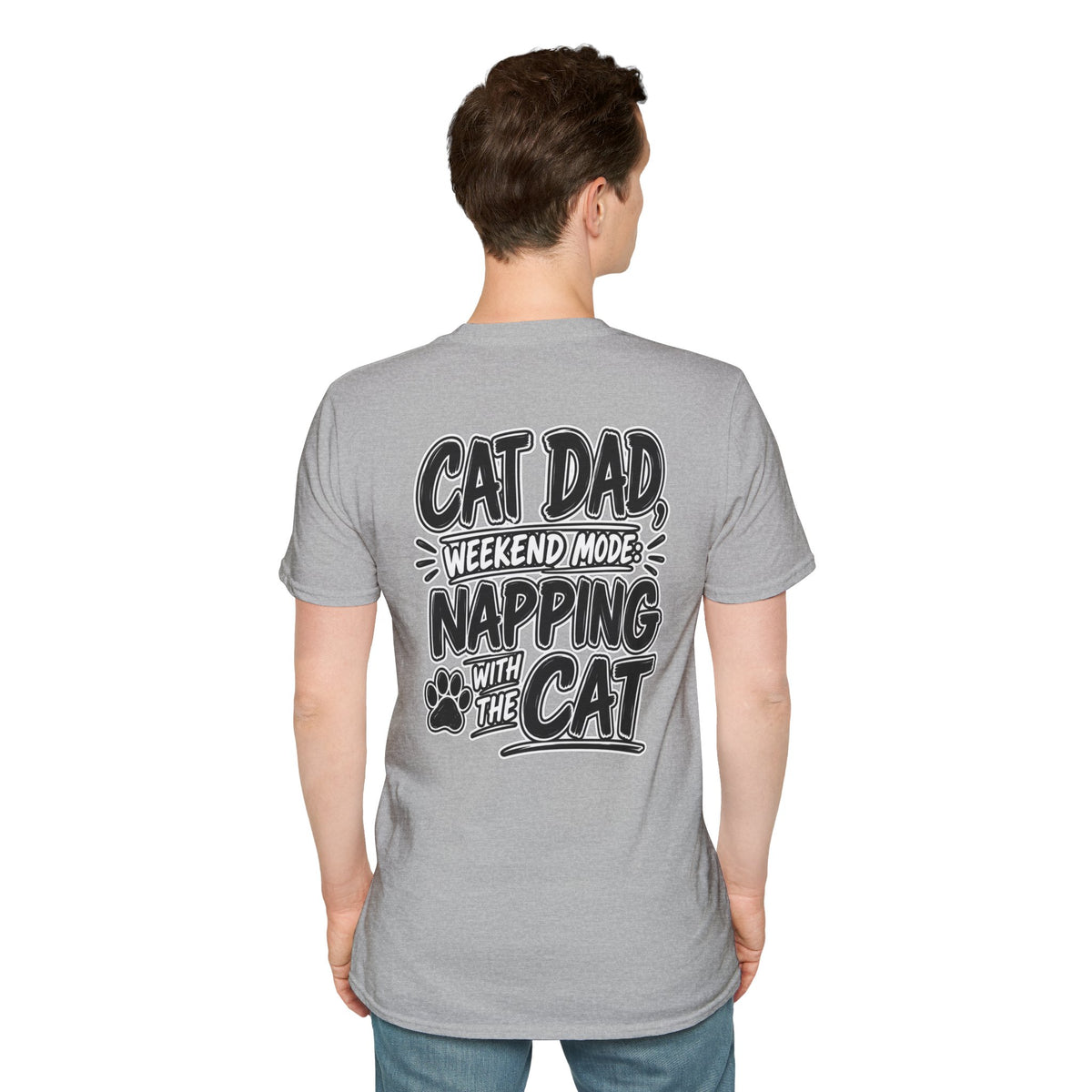 Cat Dad Shirt Pet Lover Tshirt Funny Cat Lover Graphic Tee Dark Humor Tee Unique Gift Funny Tshirt