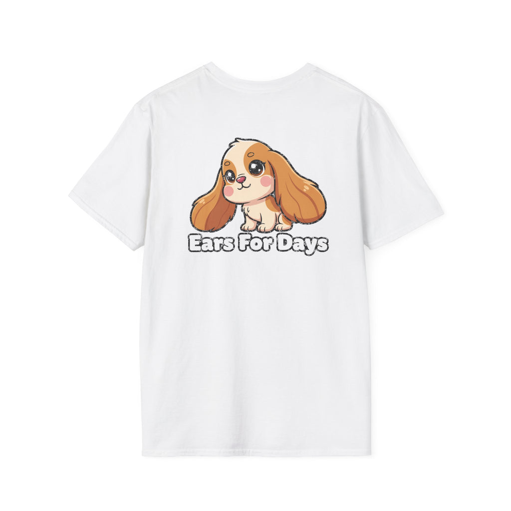 Cute Cocker Spaniel Shirt Ears For Days Funny Dog Lover Unisex Softstyle Tee Gift