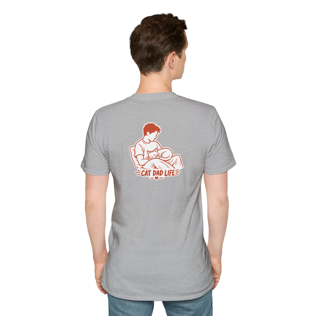 Cat Dad Shirt Pet Lover Tshirt Funny Cat Lover Graphic Tee Dark Humor Tee Unique Gift Funny Tshirt