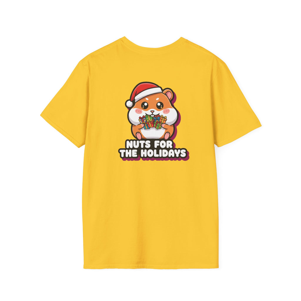 Cute Christmas Shirt Nuts For The Holidays Funny Animal Unisex Softstyle Tee Christmas Gift