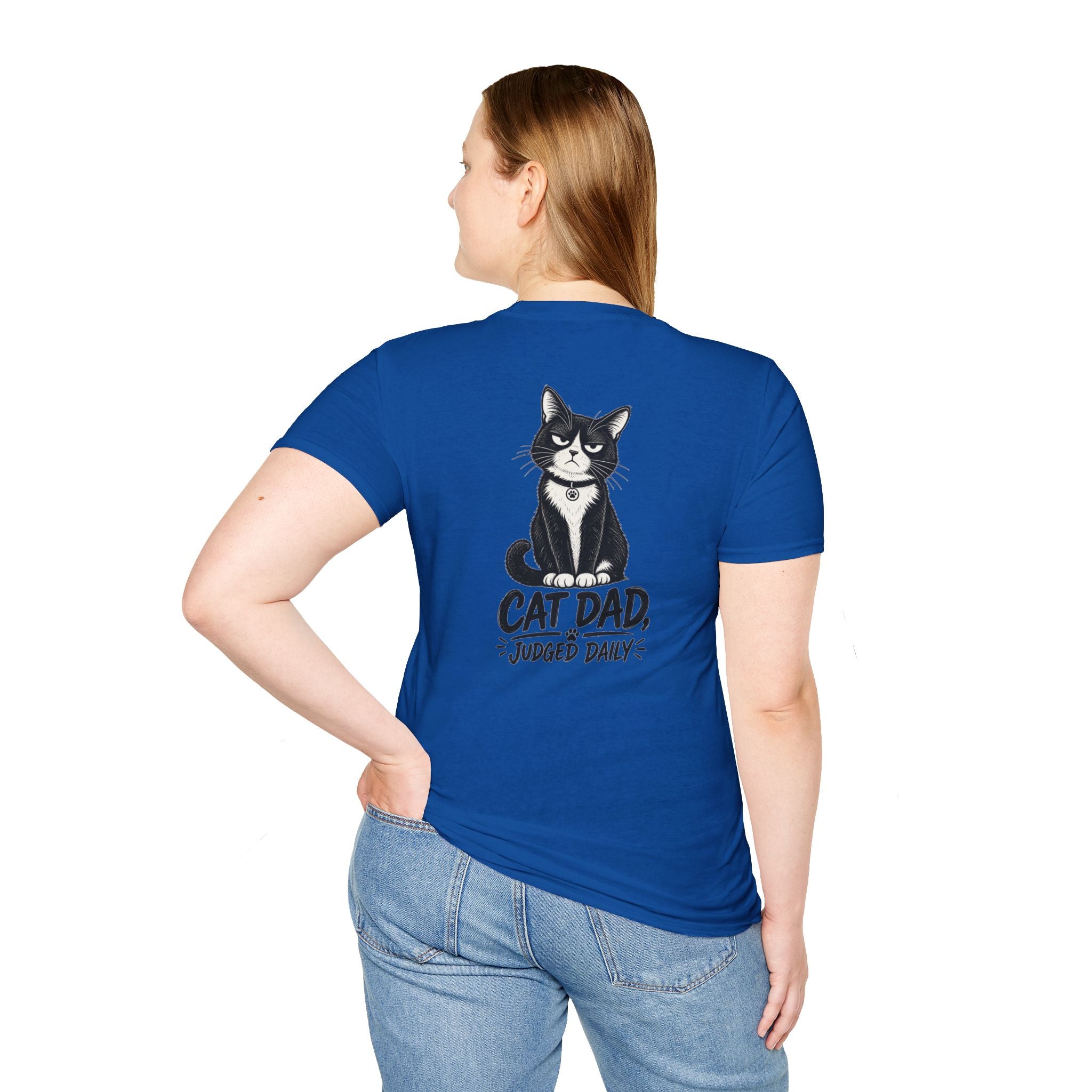 Cat Dad Shirt Judged Daily Funny Cat Lover Graphic Tee Dark Humor Tee Unique Gift Funny Tshirt