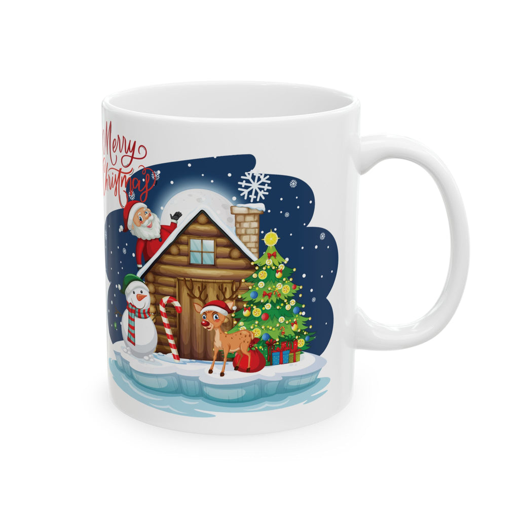 Christmas Mug Funny Santa Claus Mug Unique Cute Coffee Cup Deer Snowman Gift Kid 11oz