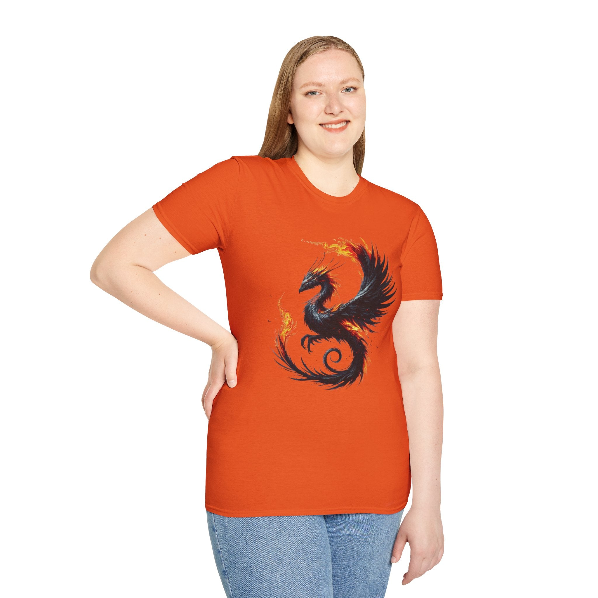 Dragon T-shirt Mens Graphic Tee Clothing Apparel Chinese Symbol Unisex Softstyle Unique Tshirt Best Gift