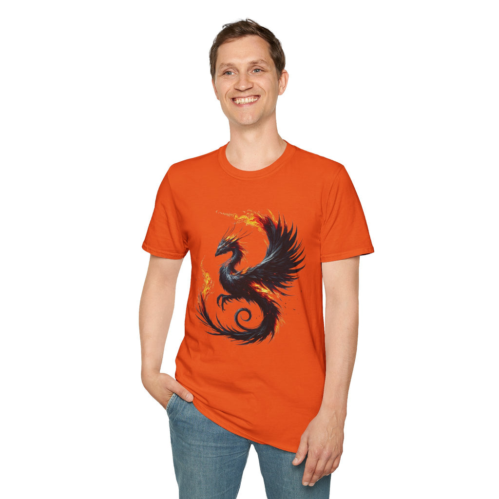 Dragon T-shirt Mens Graphic Tee Clothing Apparel Chinese Symbol Unisex Softstyle Unique Tshirt Best Gift