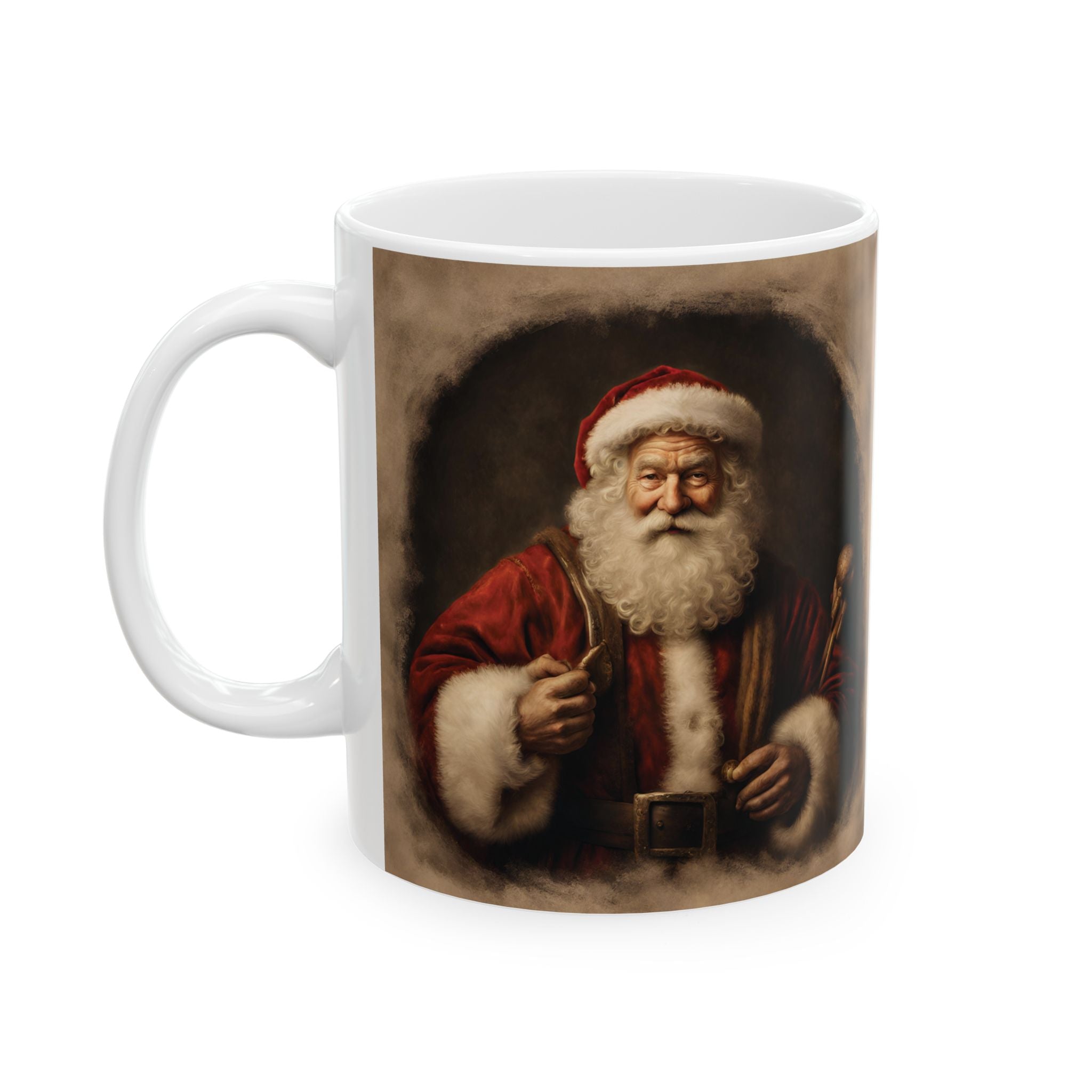 Christmas Mug Rembrandt Mug Art Paintings Mug Unique Funny Coffee Cup Santa Gift