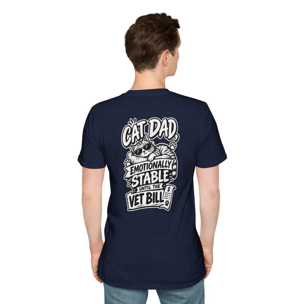 Cat Dad Shirt Pet Lover Tshirt Funny Cat Lover Graphic Tee Dark Humor Tee Unique Gift Funny Tshirt