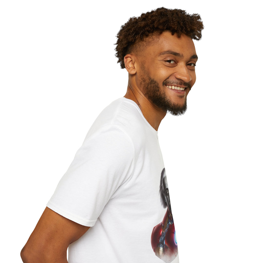 Funny Einstein Unisex Soft-style T-shirt Iron Man Albert Unique Gift Kids Art