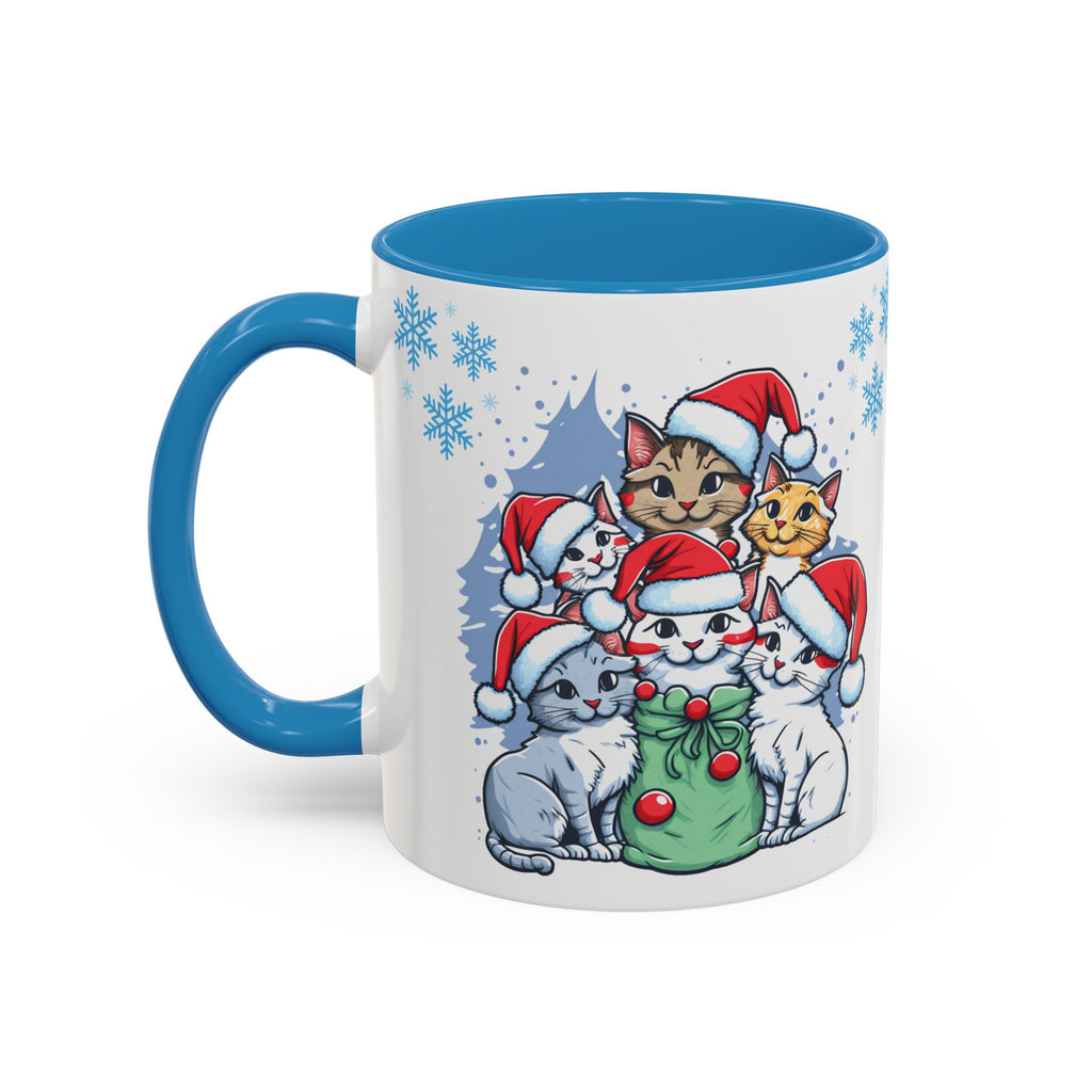 Christmas Ceramic Mug Cat Best Gift Holiday Festive Cup Christmas Gift Cute Kids