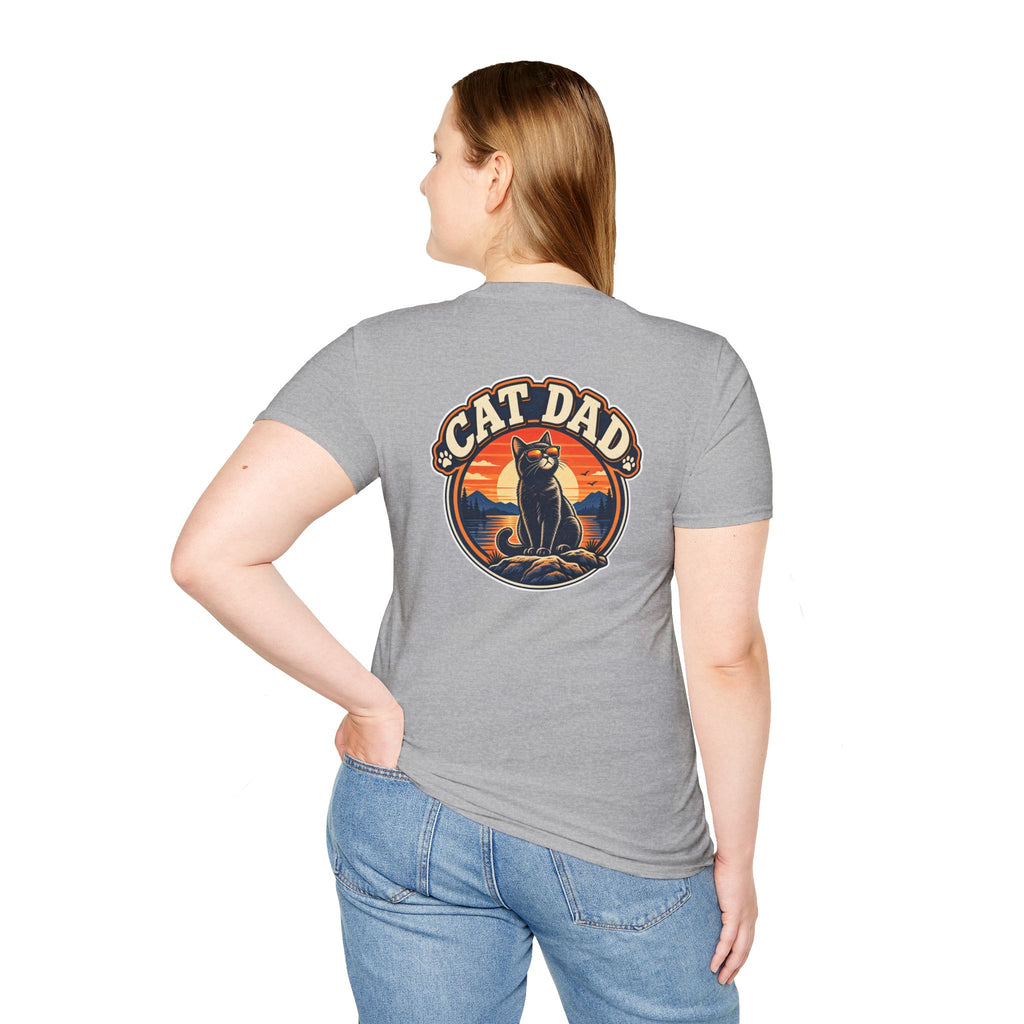 Cat Dad Shirt Pet Lover Tshirt Funny Cat Lover Graphic Tee Dark Humor Tee Unique Gift Funny Tshirt