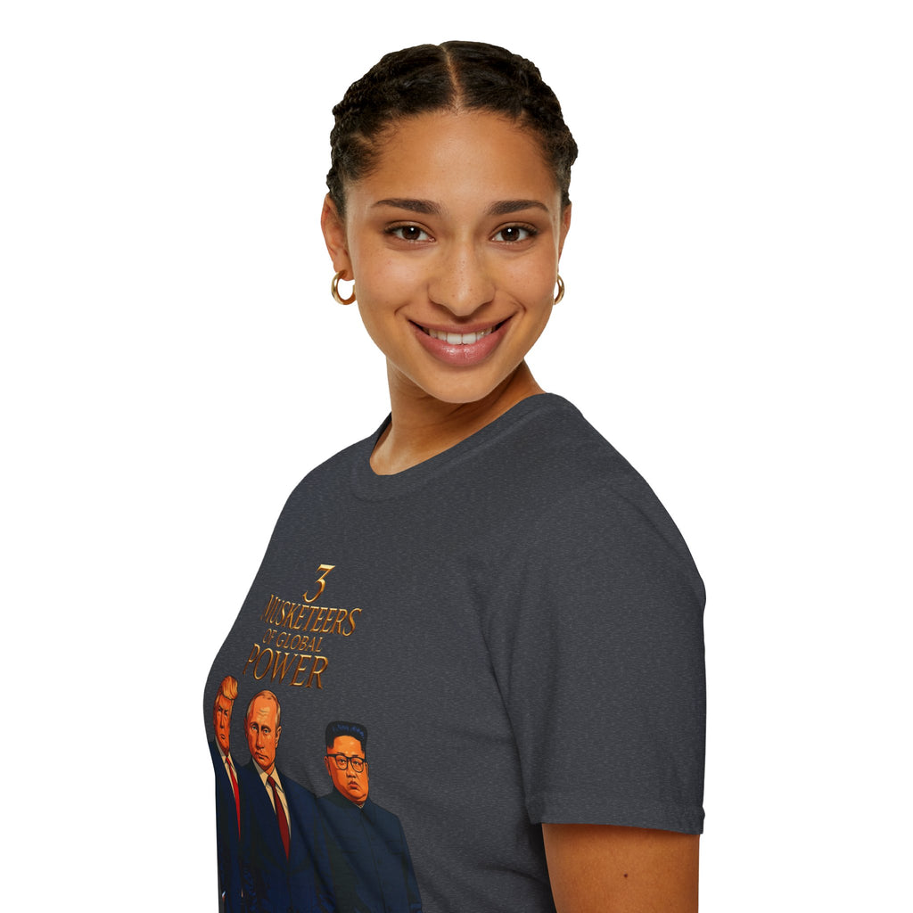 Funny Donald Trump Kim Putin T-Shirt Unique Unisex Softstyle Gift Men Woman Tee