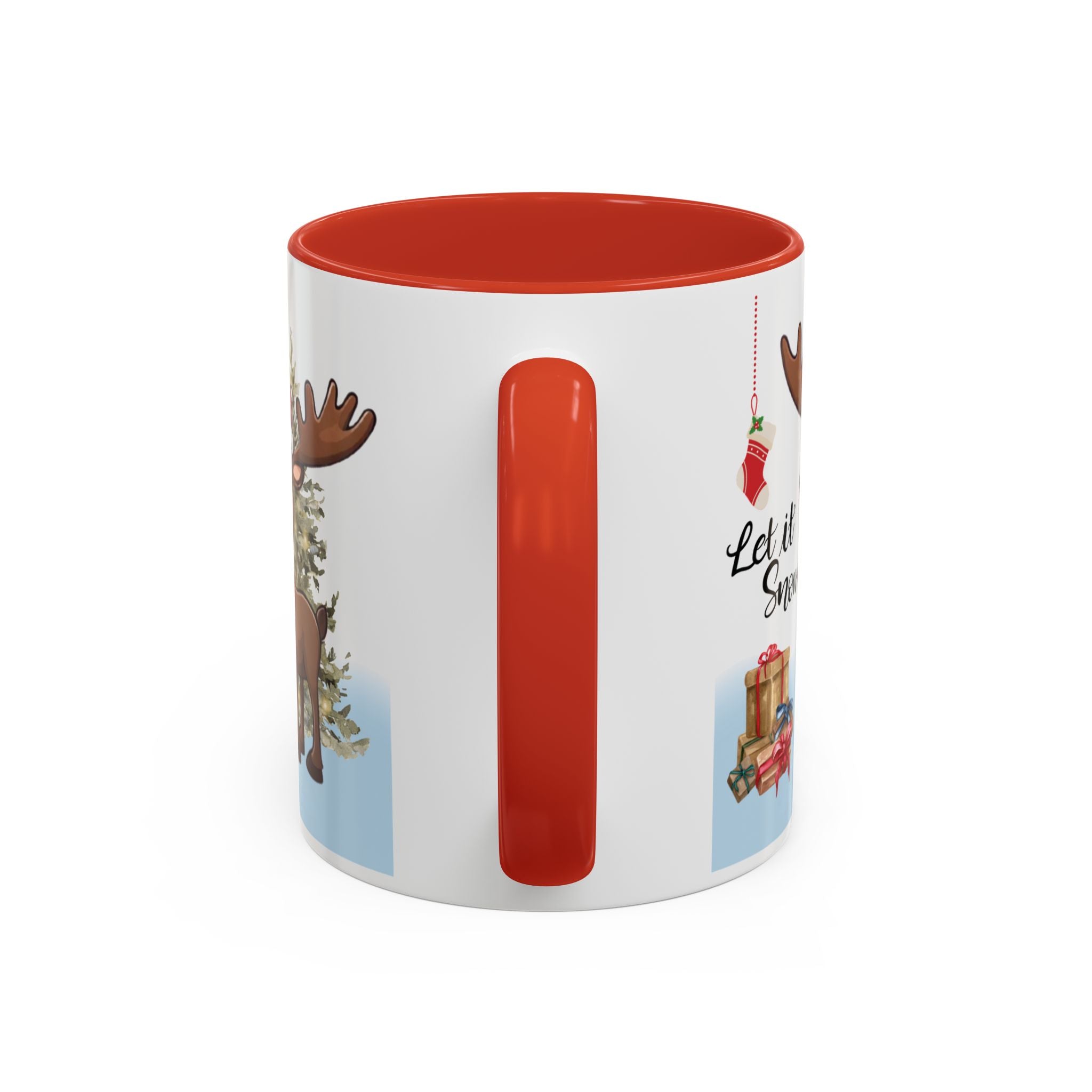 Christmas Mug Accent Funny Moose Mug Coffee Mug Cute Unique Gift Cup Travel Mug