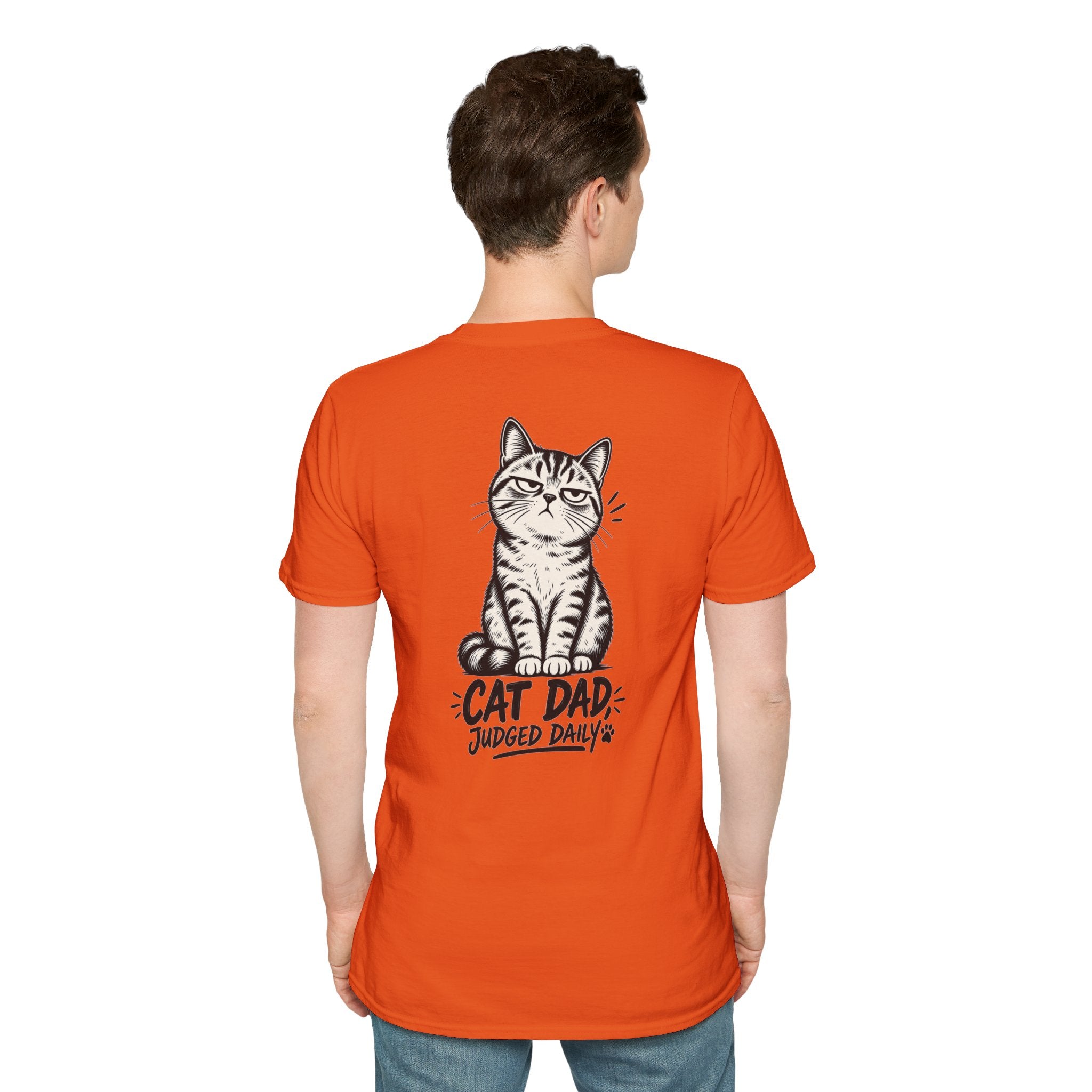 Cat Dad Shirt Judged Daily Funny Cat Lover Graphic Tee Dark Humor Tee Unique Gift Funny Tshirt