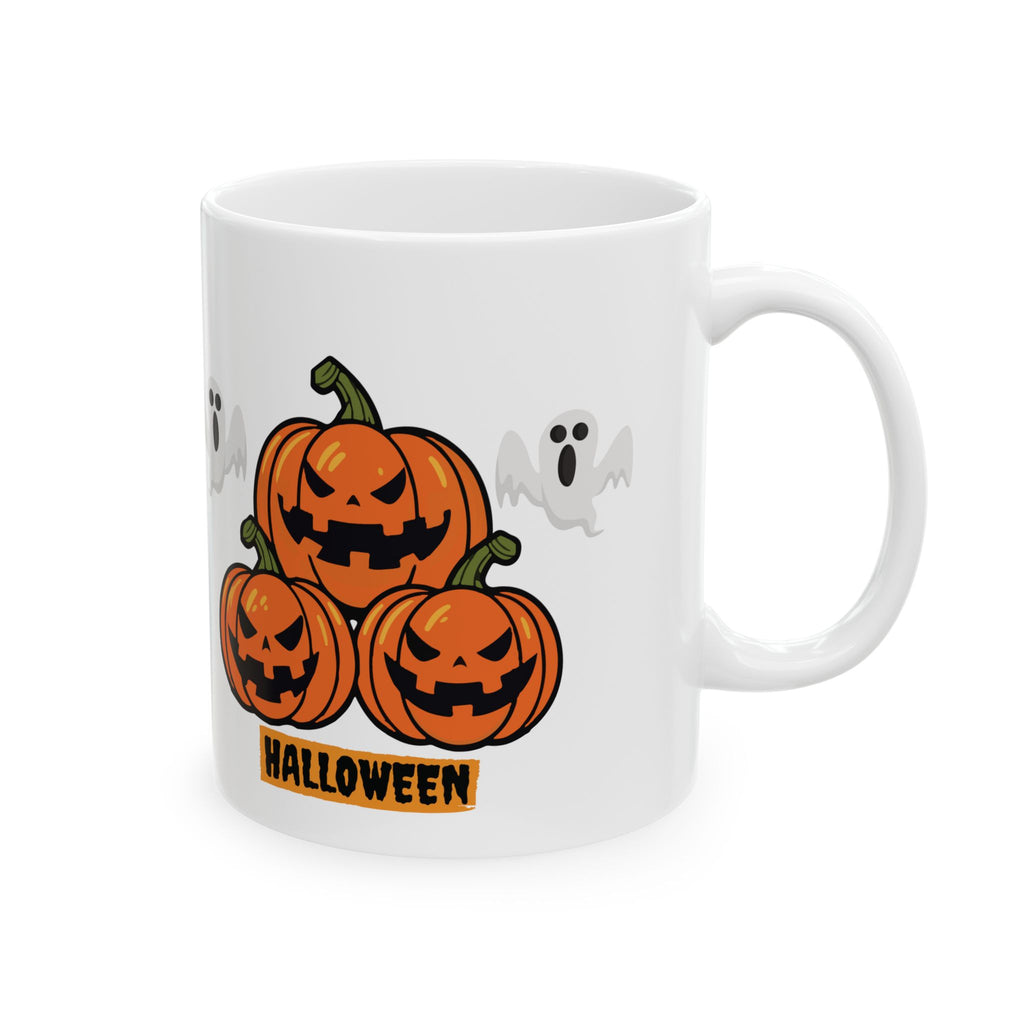 Halloween Cute Pumpkins Ghost Mug Coffee Funny Gift Happy Halloween Mug New 11oz