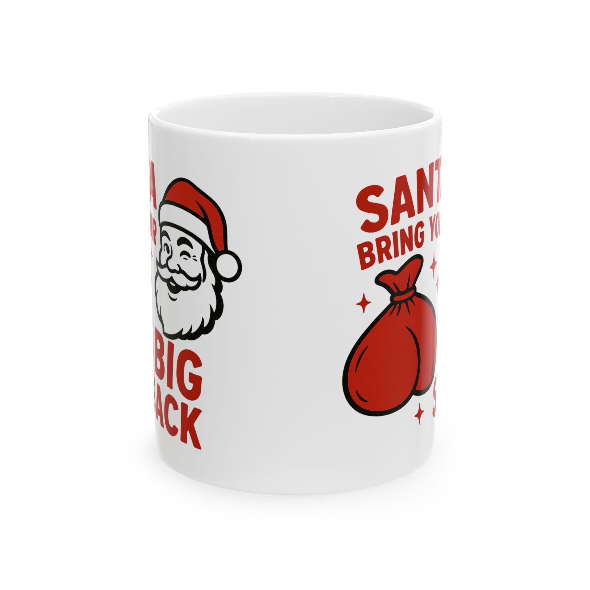 Funny Christmas Santa Tea Mug Unique Xmas Gift Coffee Cup Humor 2027 New Year 11oz