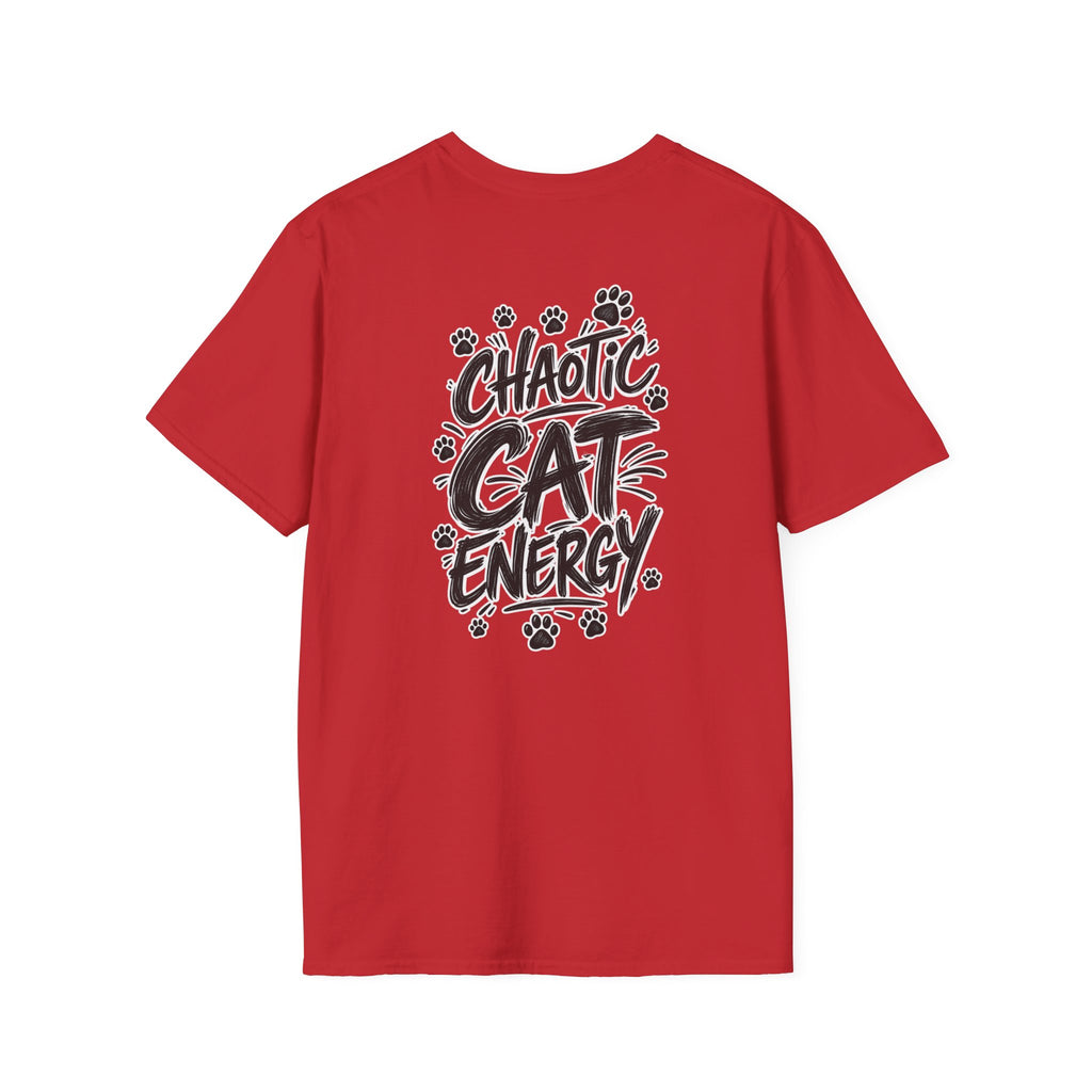 Funny Cat Shirt Chaotic Cat Energy Sarcastic Cat Lover Graphic Tee Cat Lover Graphic Tee Dark Humor Tee Unique Gift Funny Tshirt