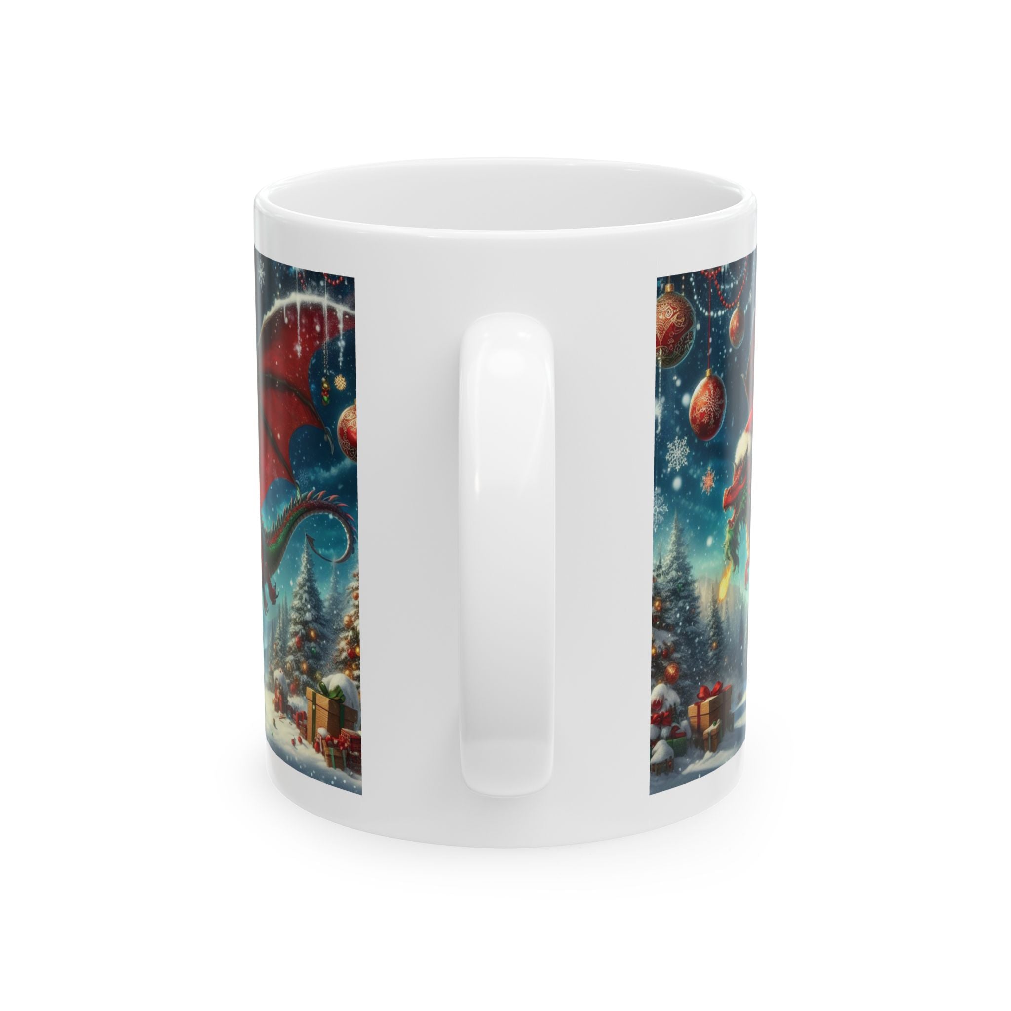 Christmas Mug Dragon Mug Santa Funny Coffee Tea Ceramic Cup New Year 2027 Gift