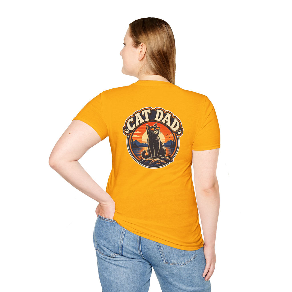 Cat Dad Shirt Pet Lover Tshirt Funny Cat Lover Graphic Tee Dark Humor Tee Unique Gift Funny Tshirt