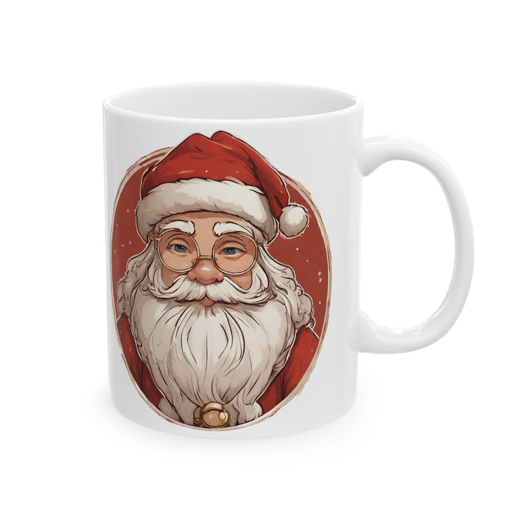 Christmas Mug Funny Santa Claus Mug Unique Cute Mug Tea Coffee Cup Kids Gift 11z