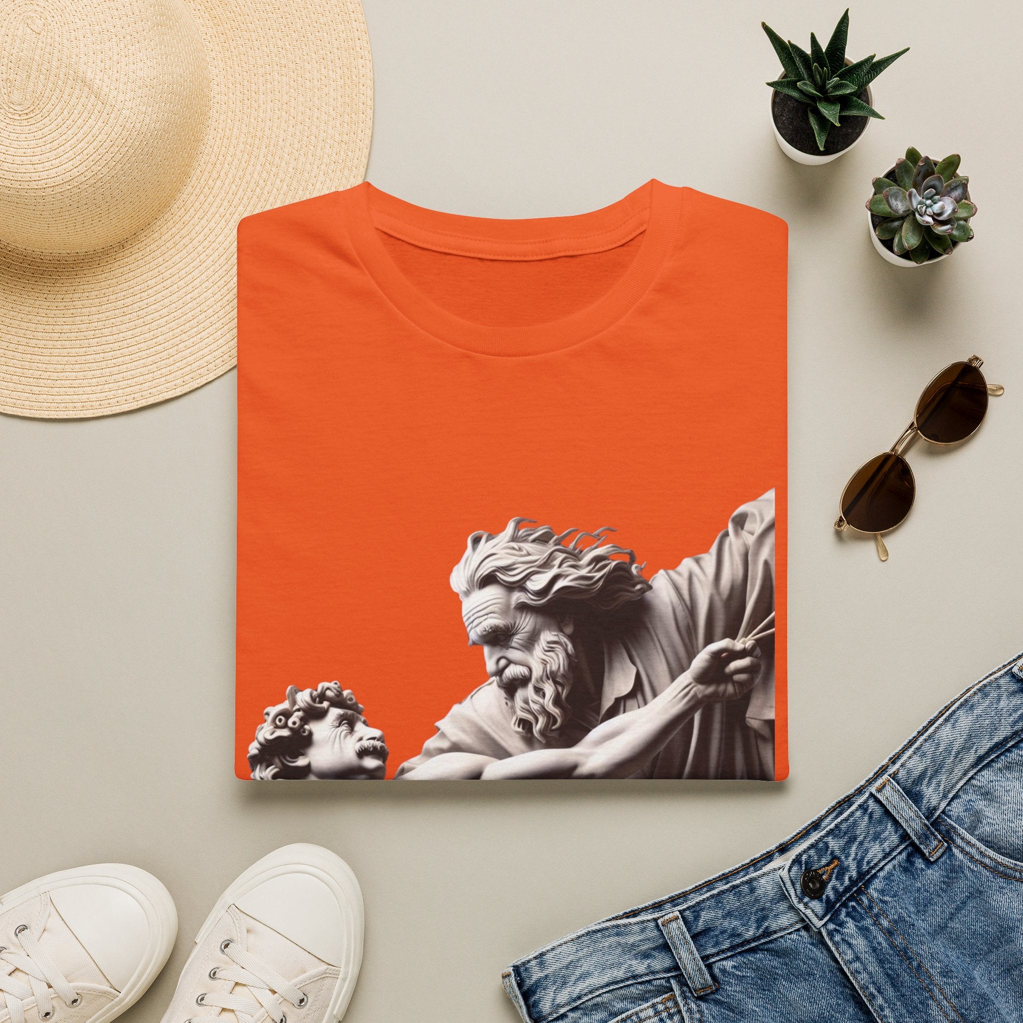 Funny Albert Einstein Unisex Softstyle T-Shirt Unique Gift Cotton T-shirt Art