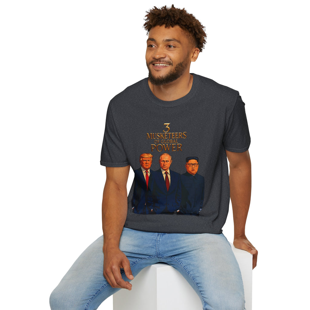 Funny Donald Trump Kim Putin T-Shirt Unique Unisex Softstyle Gift Men Woman Tee