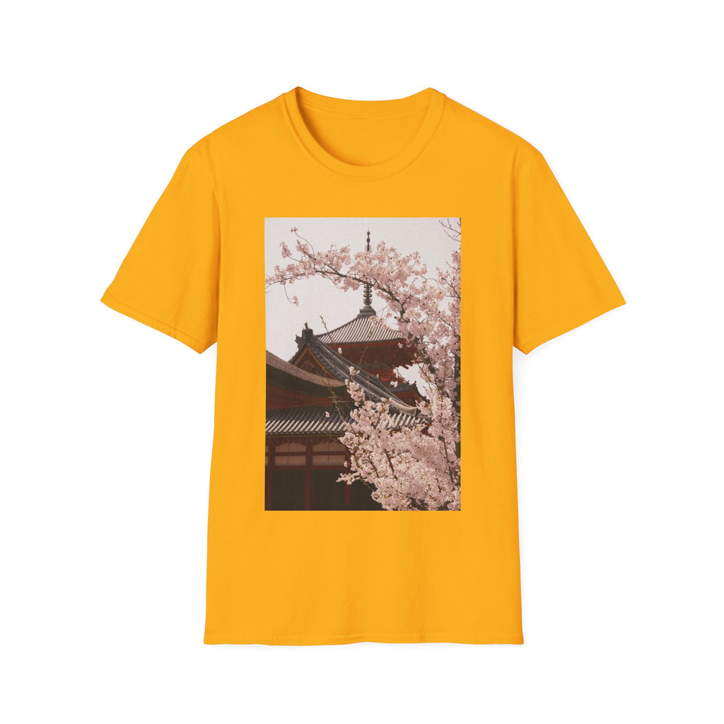 Japanese Art Shirt Sakura Cherry Blossom Japan's Flower Unisex Softstyle T-Shirt