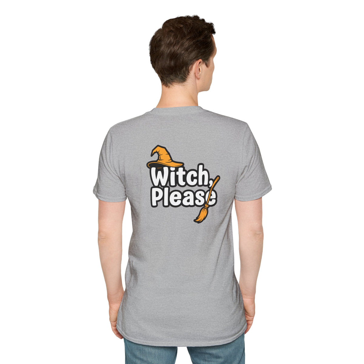 Dark Humor Halloween Shirt Witch Please Funny Sarcastic Witchy Unisex Softstyle Tee Adult Halloween Gift