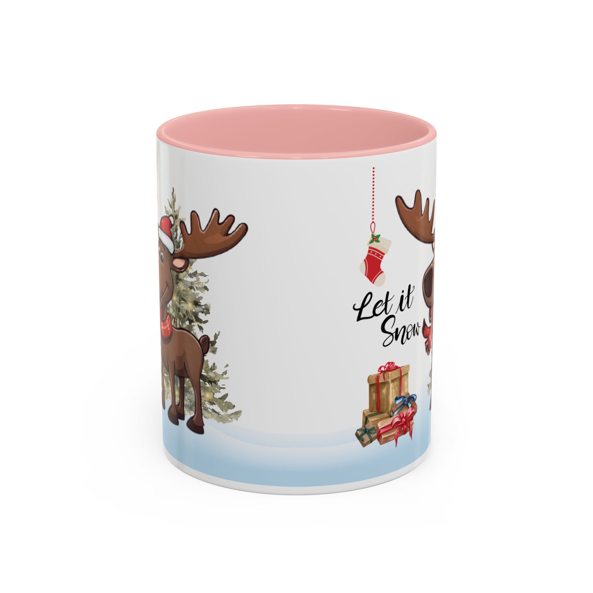 Christmas Mug Accent Funny Moose Mug Coffee Mug Cute Unique Gift Cup Travel Mug