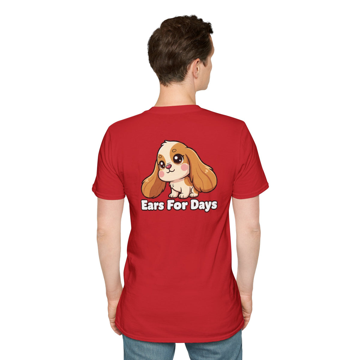 Cute Cocker Spaniel Shirt Ears For Days Funny Dog Lover Unisex Softstyle Tee Gift