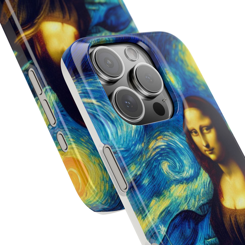 Funny Mona Lisa Phone Cases Van Gogh Starry Night Case Unique Gift iPhone 17 New