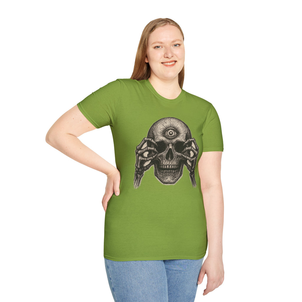 Mens Skull T-shirt Graphic Tees Skeleton Apparel Clothing Skulls Accessories Best Gift