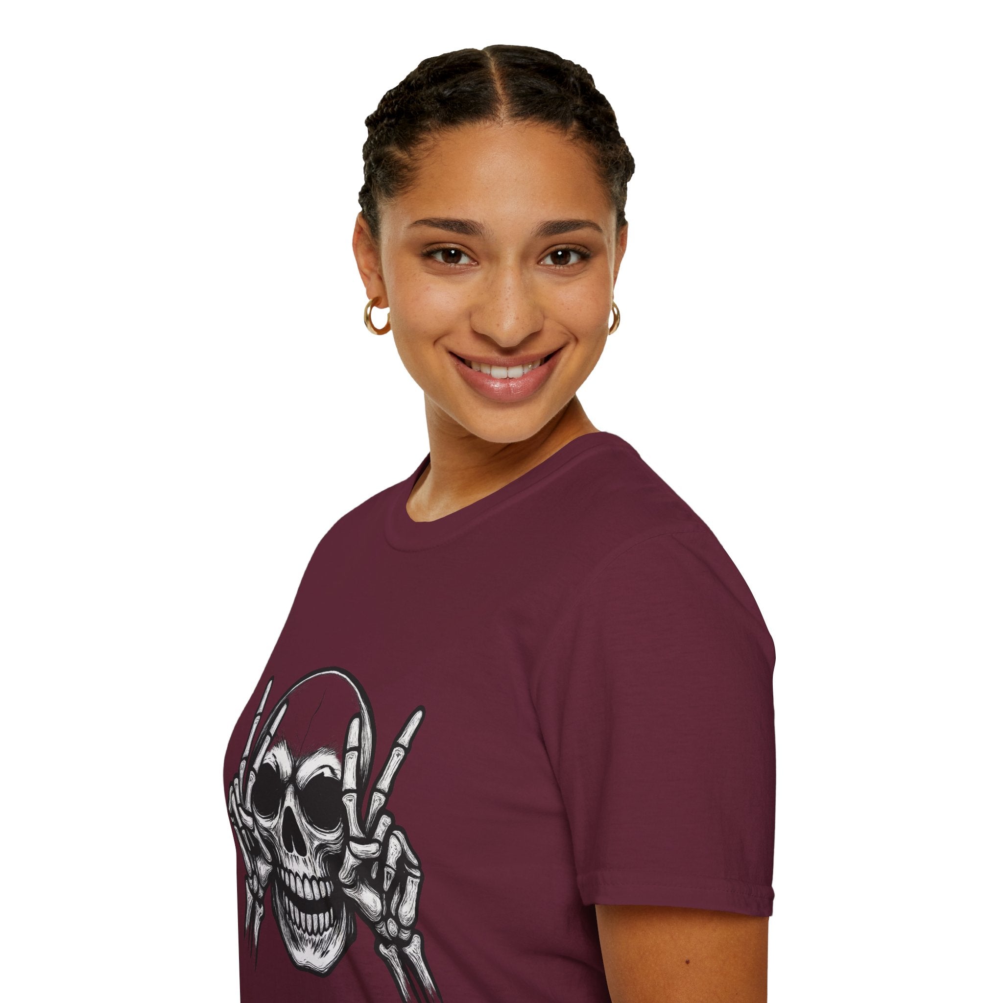 Mens Skull T-shirt Graphic Tees Skeleton Apparel Clothing Skulls Accessories Best Gift