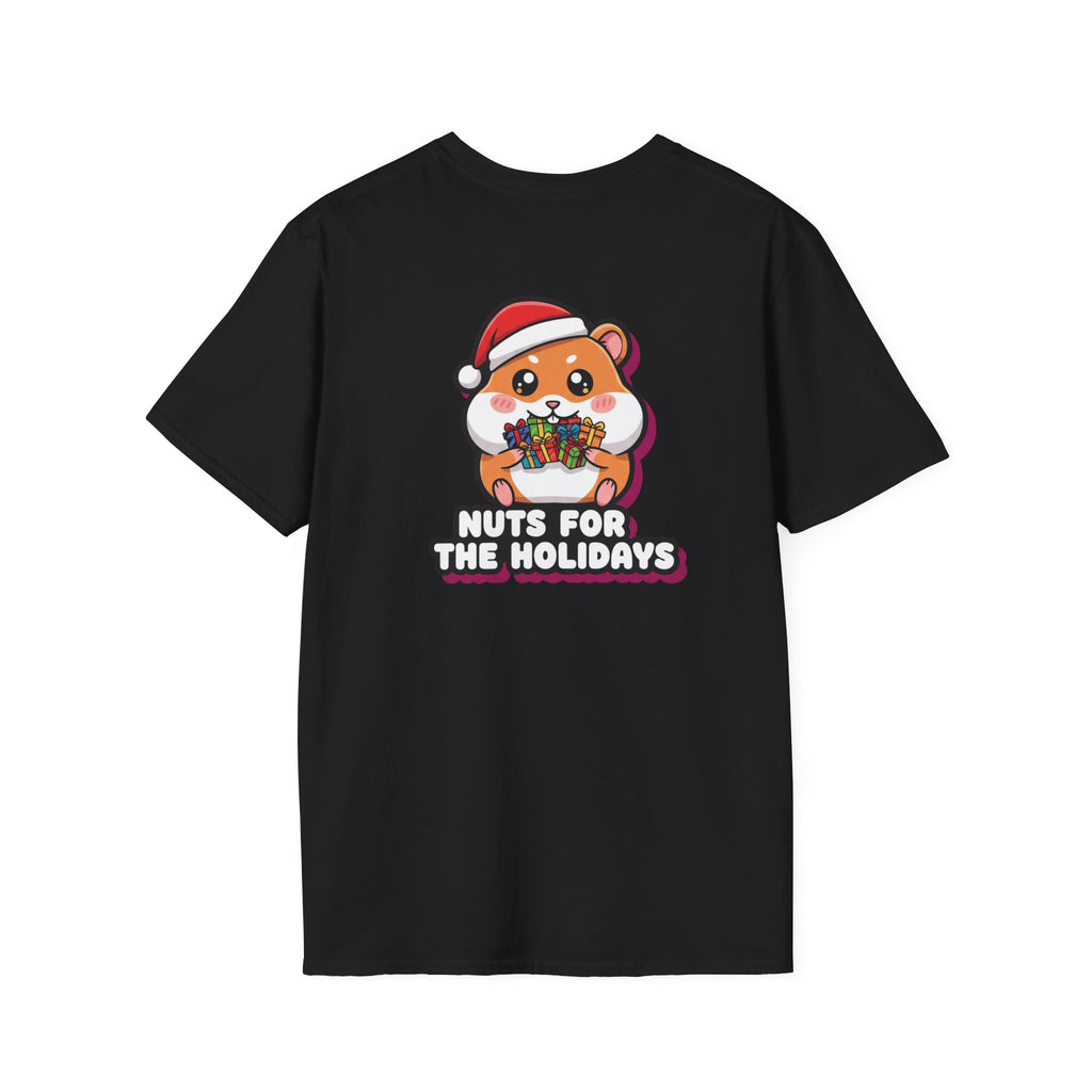 Cute Christmas Shirt Nuts For The Holidays Funny Animal Unisex Softstyle Tee Christmas Gift