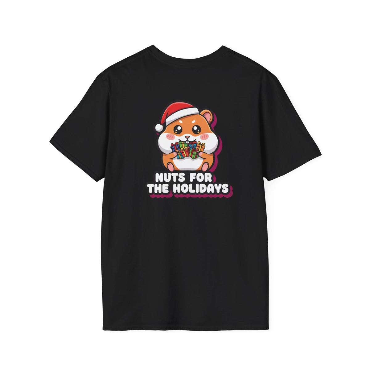 Cute Christmas Shirt Nuts For The Holidays Funny Animal Unisex Softstyle Tee Christmas Gift