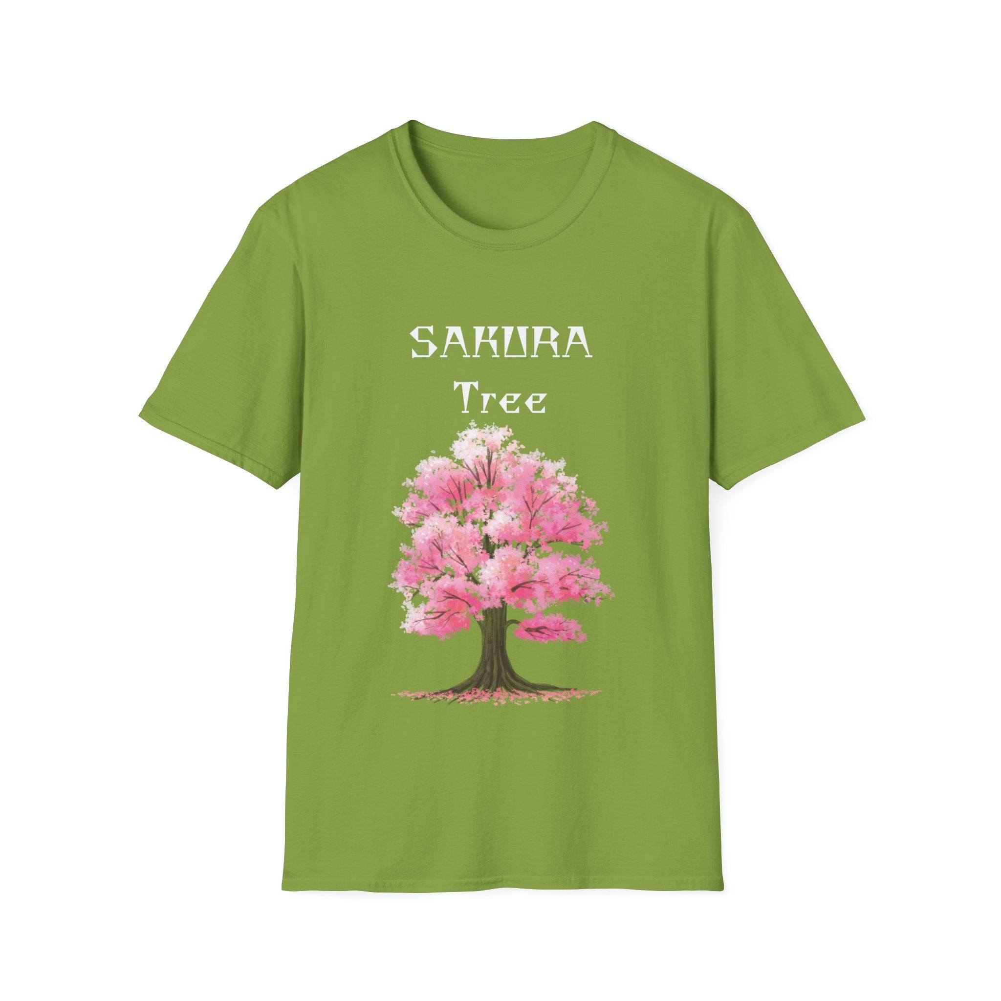 Sakura T-Shirt Japanese Art Shirt Unisex Softstyle Cherry Blossom Flower T-shirt